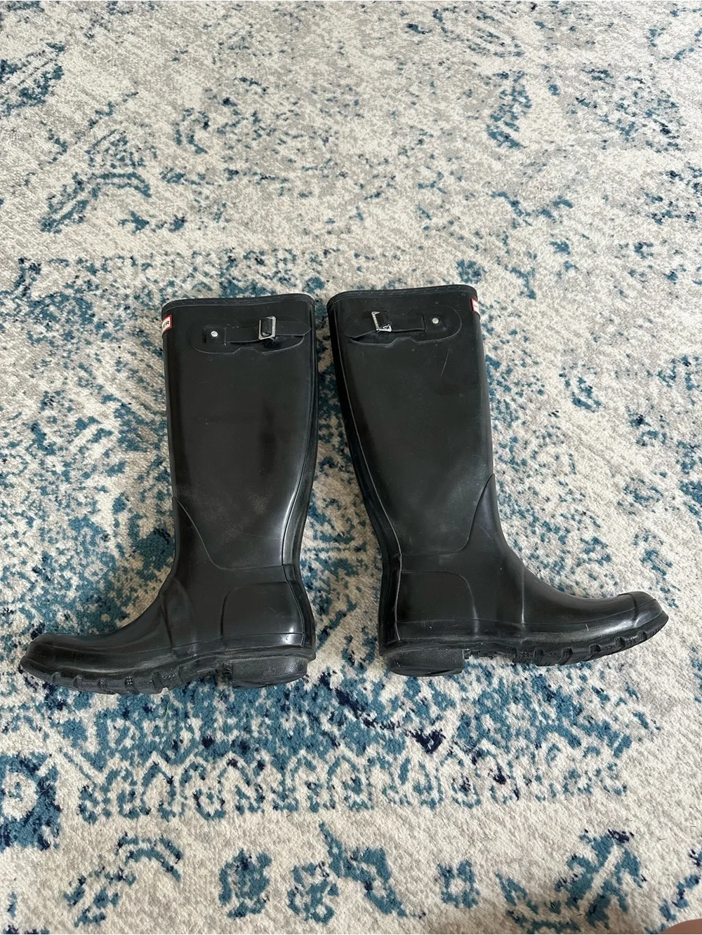 Hunter Tall Rain Boots in black - Picture 3 of 9